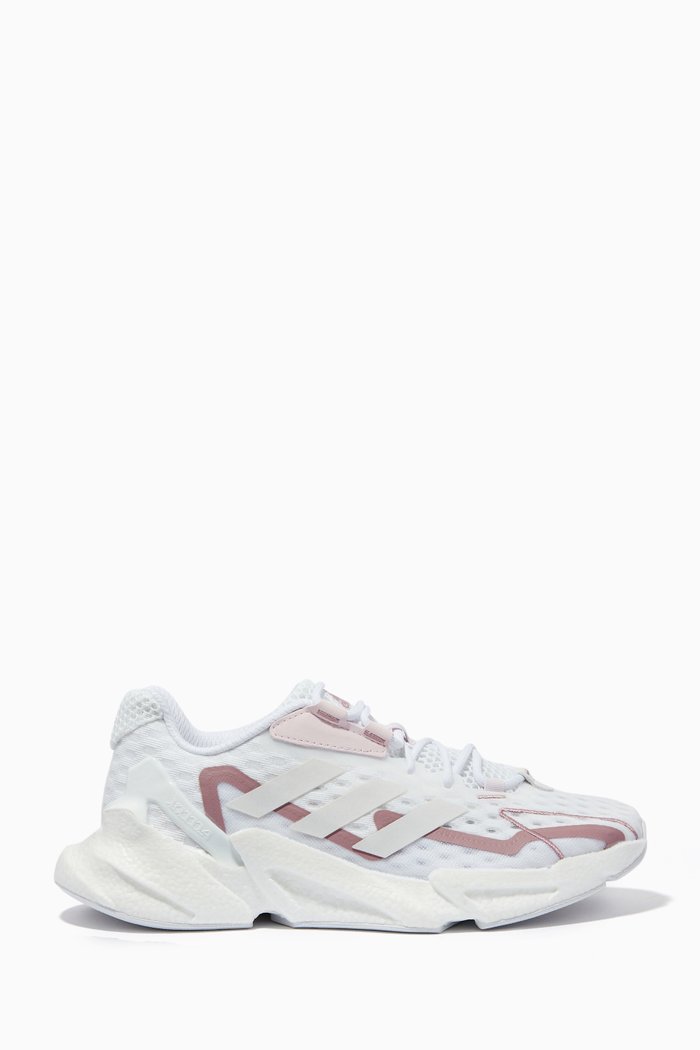 X9000L4 Low Top Sneakers in PRIMEKNIT, White