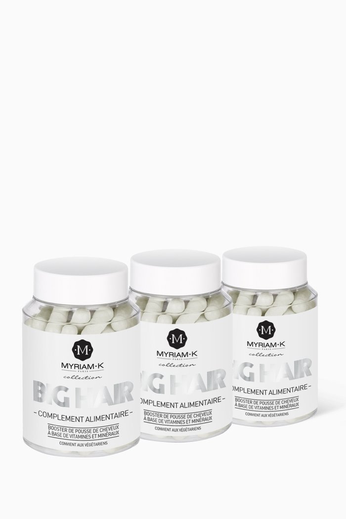 

Big Hair Vegan Food Supplement - 3 Month Cure, Multicolour