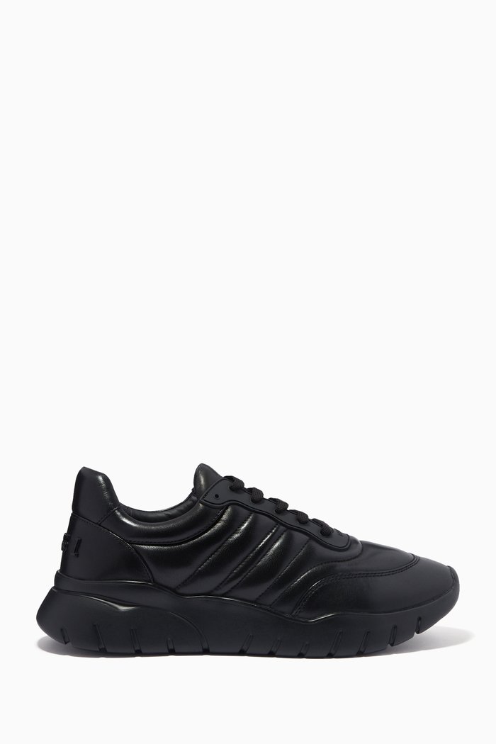 

Biko Sneakers in Leather, Black