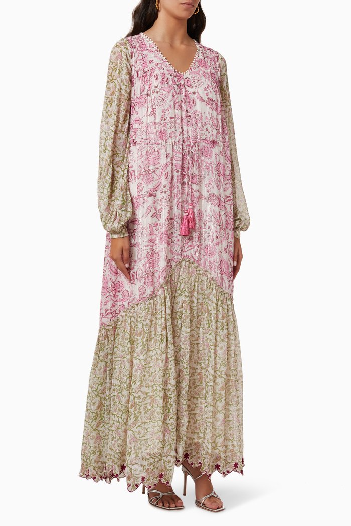 

Hera Dress in Georgette, White