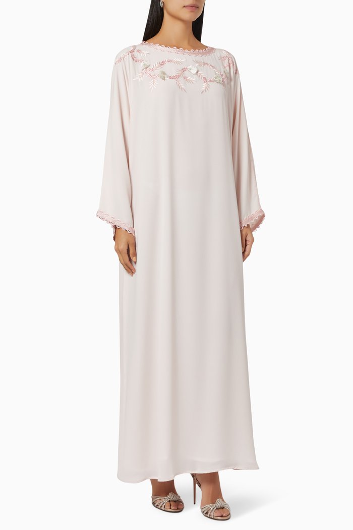 

Sequin Embellished Kaftan, Pink