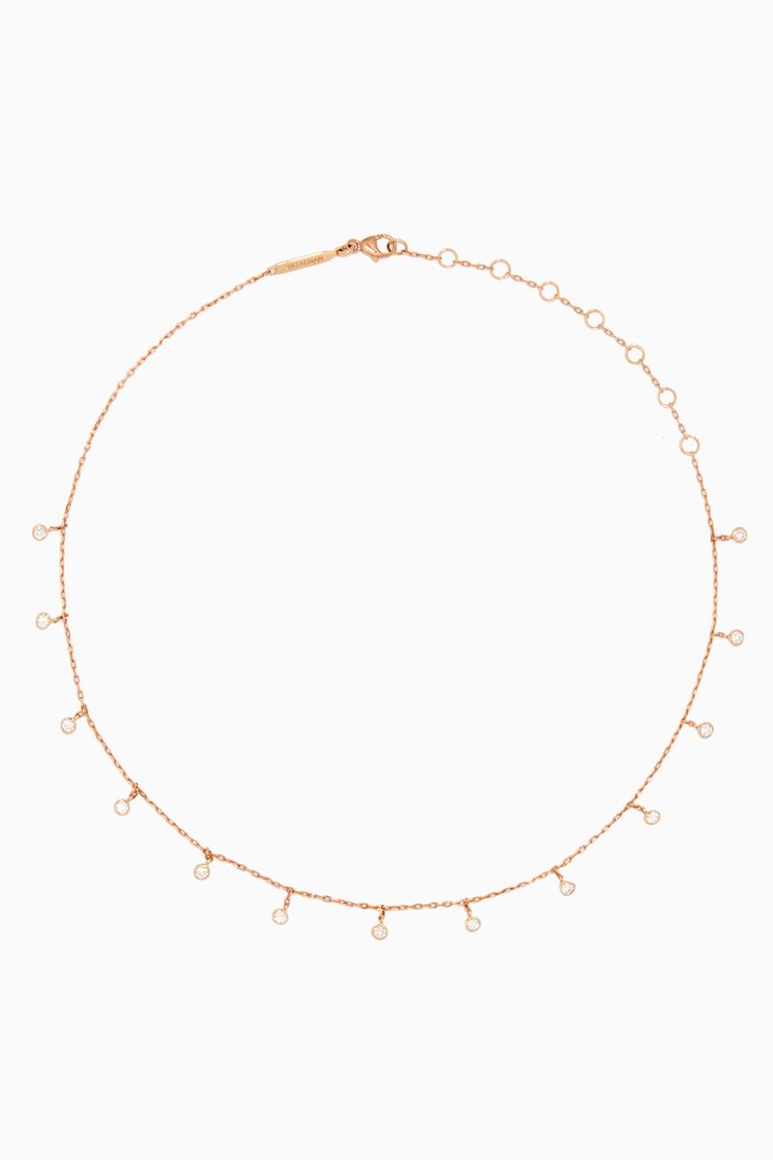 

Round Sparkle Diamond Choker in 18kt Rose Gold