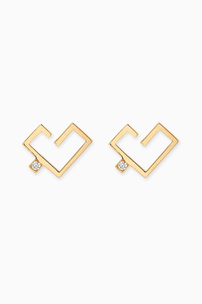 

Hubb Diamond Earring in 18kt Yellow Gold