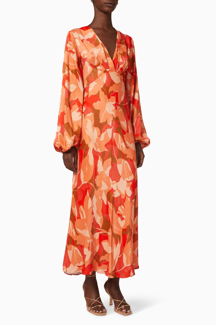 

Ashland Long Sleeve Dress, Orange