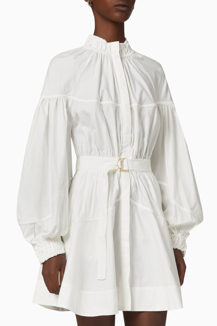 

Marquis Dress in Cotton, Neutral