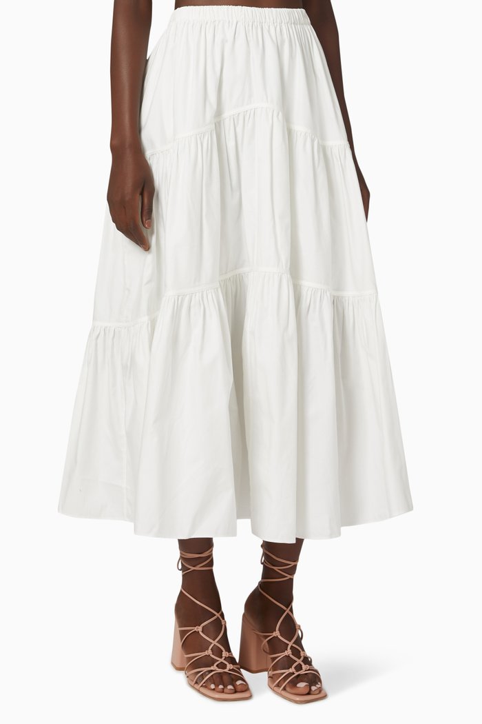 

Marquis Skirt in Cotton, Neutral