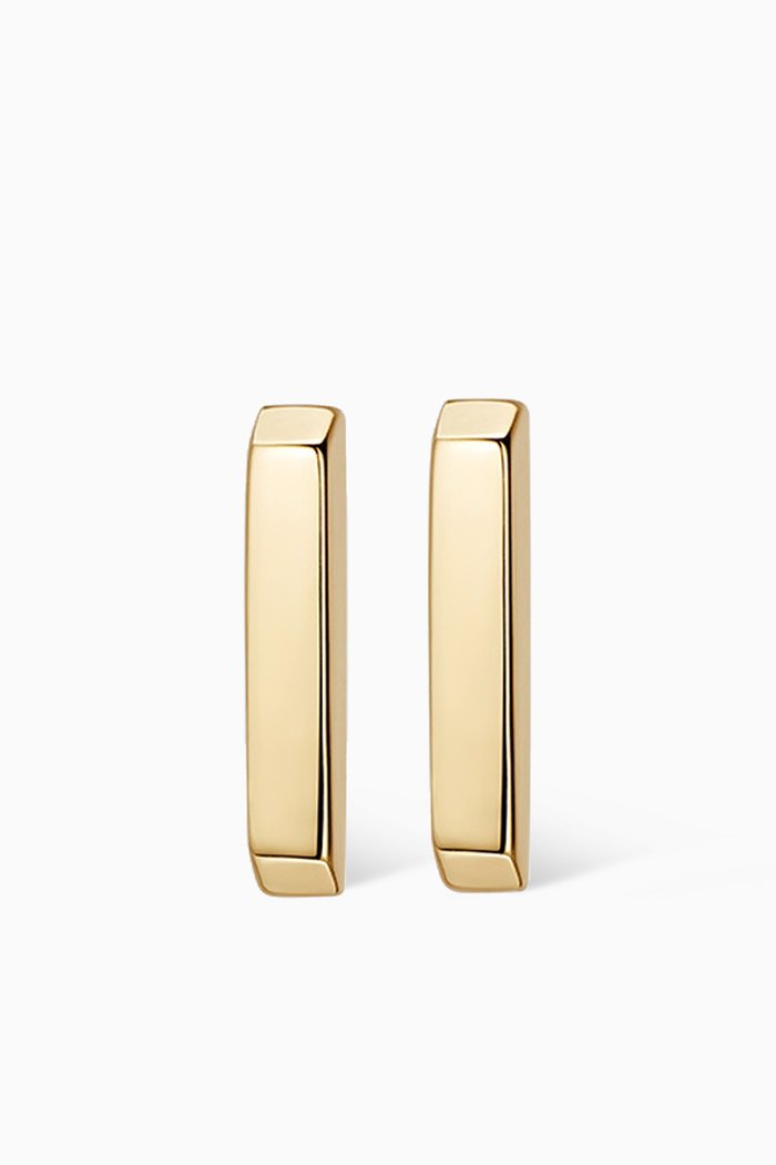 

Aubar Stud Earrings in 18kt Gold Vermeil