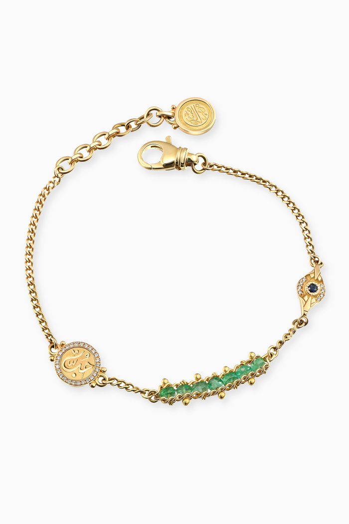 

Love Emerald Bracelet in 18kt Yellow Gold