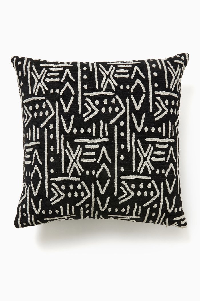 

Boheme Jacquard Cushion, 50 x 50, Black