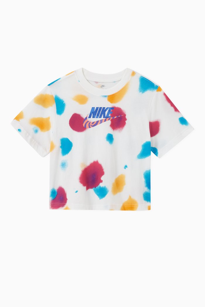 

Festival Boxy T-shirt in Cotton, White