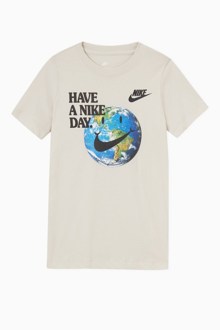 

Sportswear Logo Graphic T-shirt in Cotton Jersey, Neutral