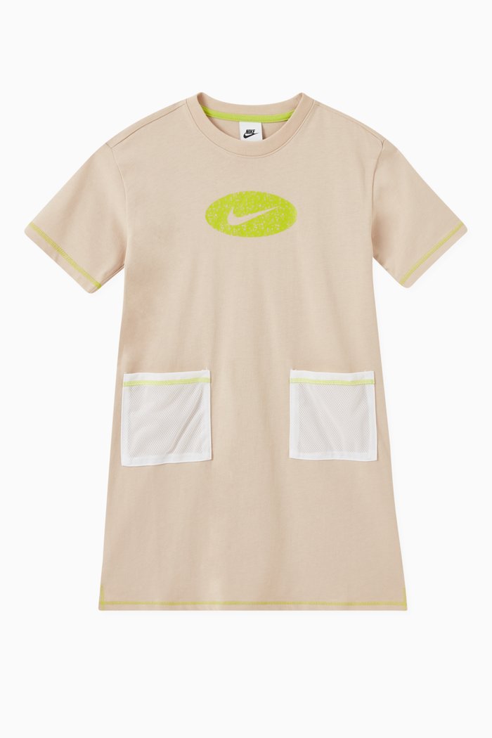 

Icon Clash T-shirt Dress in Cotton-jersey, Neutral