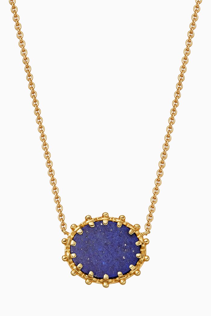 

Floris Lapis Lazuili Pendant Necklace in 18kt Gold Vermeil