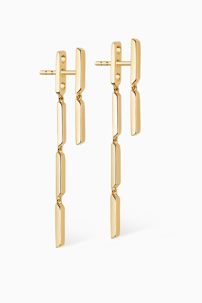 

Aubar Drop Earrings in 18kt Gold Vermeil