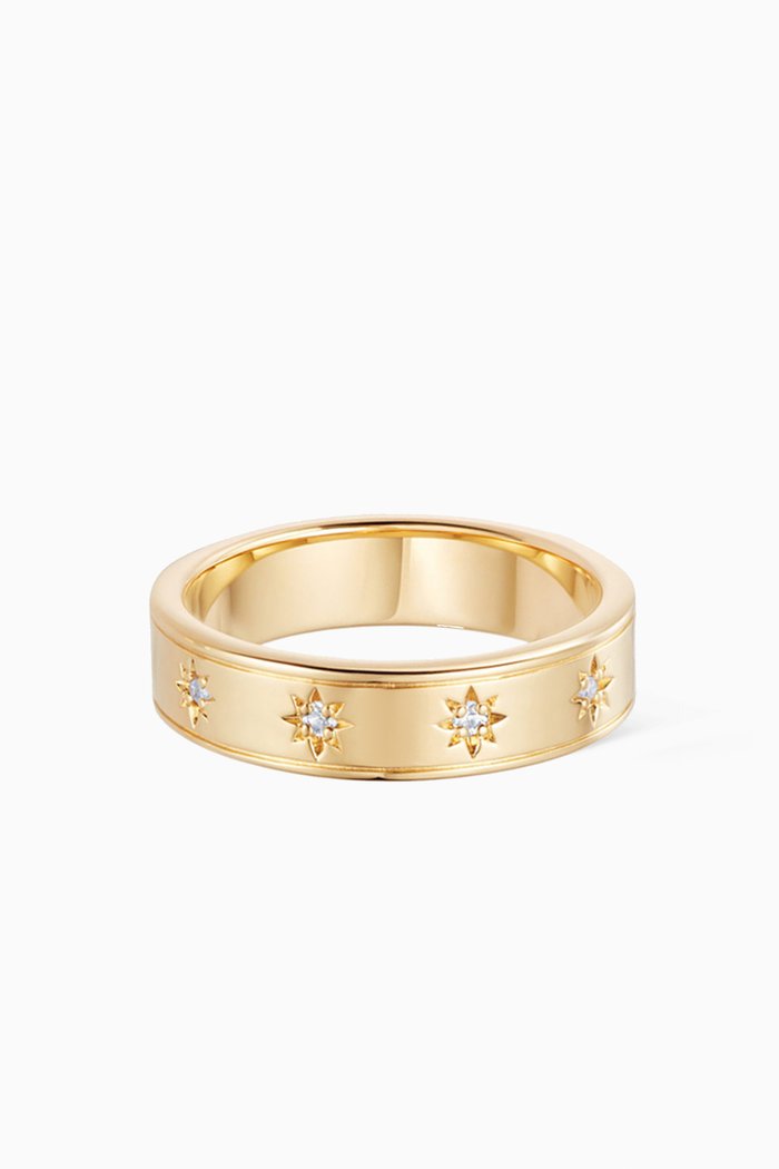 

Celestial Orion Sapphire Ring in 18kt Gold Vermeil