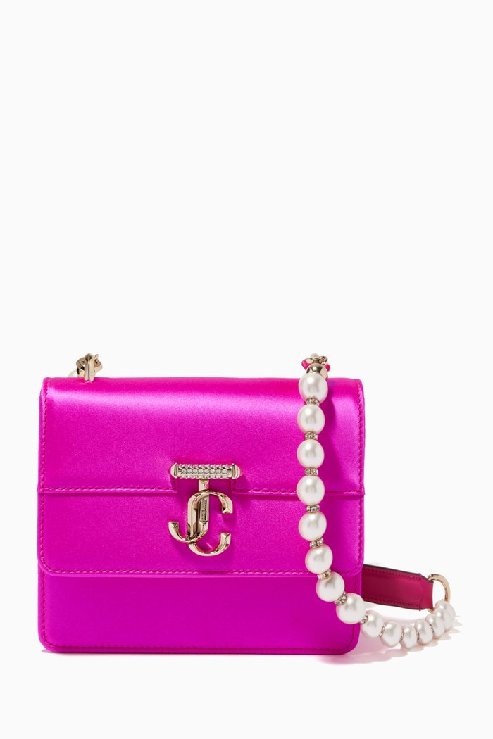 

Avenue XS Quad Shoulder Bag in Satin, Pink