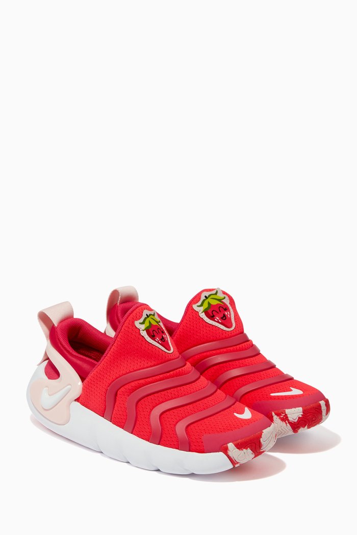 

Dynamo Go Flyease Sneakers in Textile Mesh, Red