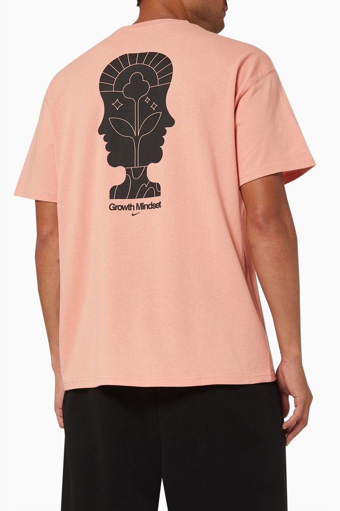 

T-shirt in Cotton Blend, Pink