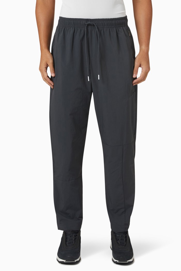 

Revival Sportswear Track Pants in Recycled Nylon, Black