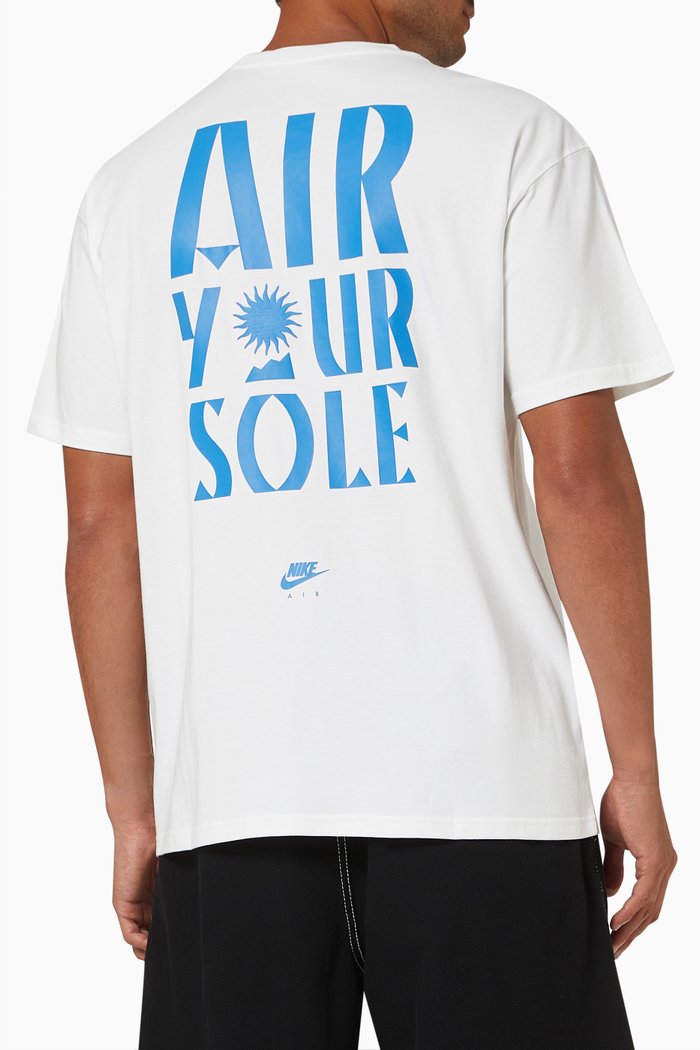 

Nike Air Logo T-shirt in Cotton, White
