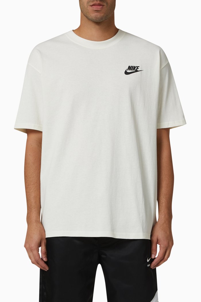 

Graphic Print T-shirt in Cotton, White