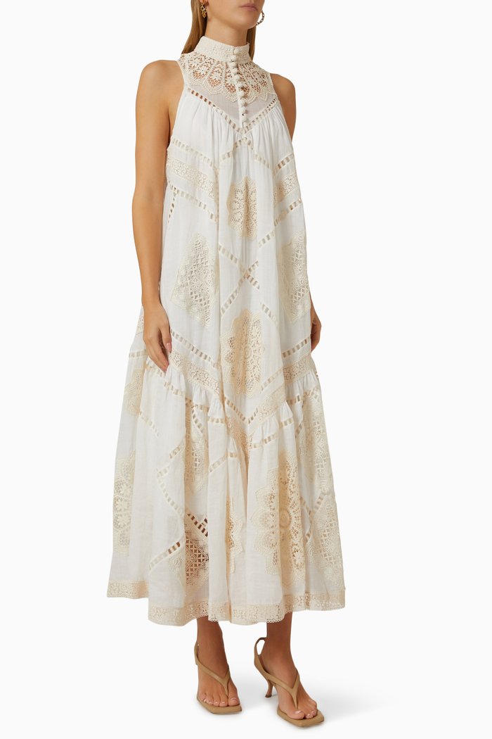

Jude Dress in Ramie, White