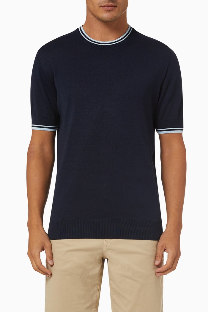 

Talian T-shirt in Knit Cotton, Blue