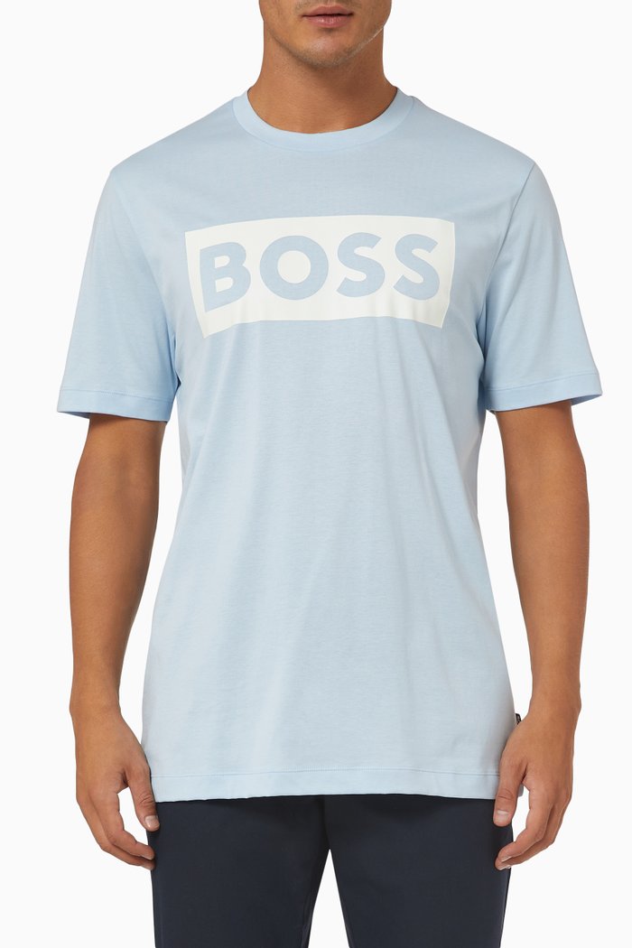 

Tilburt T-shirt in Cotton Jersey, Blue