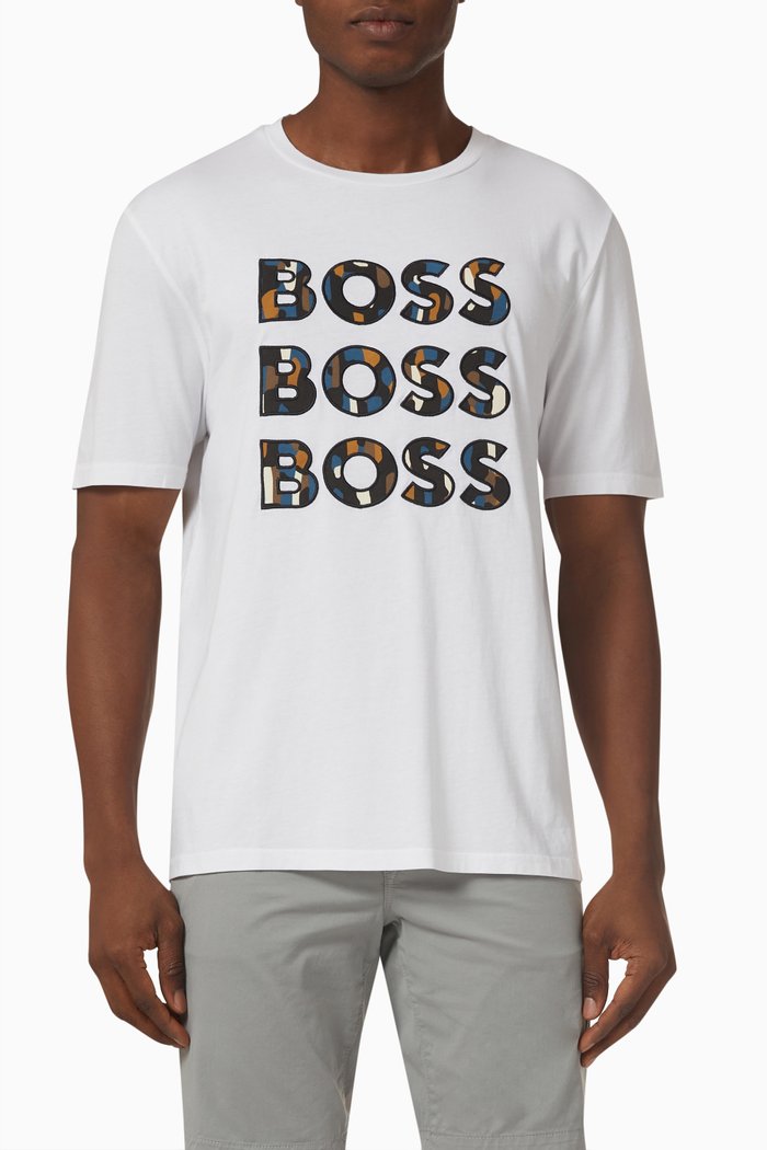 

Logo T-shirt in Cotton Jersey, Neutral