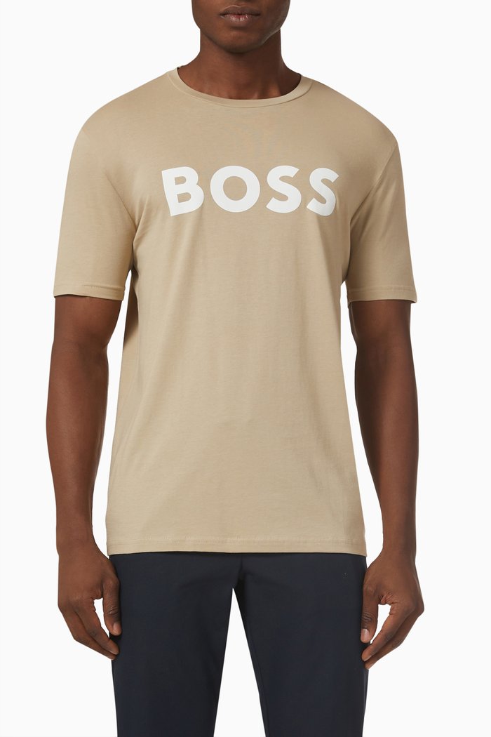 

Logo T-shirt in Cotton Jersey, Neutral