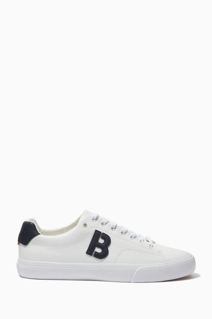 

Aiden Low Top Sneakers in Regenerated Leather, Neutral