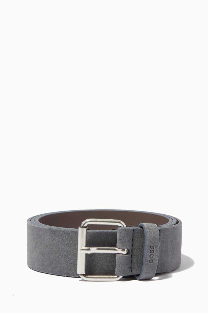 

Serge Belt in Leather, Grey