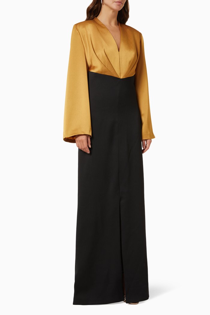

Front Slit Maxi Dress, Black