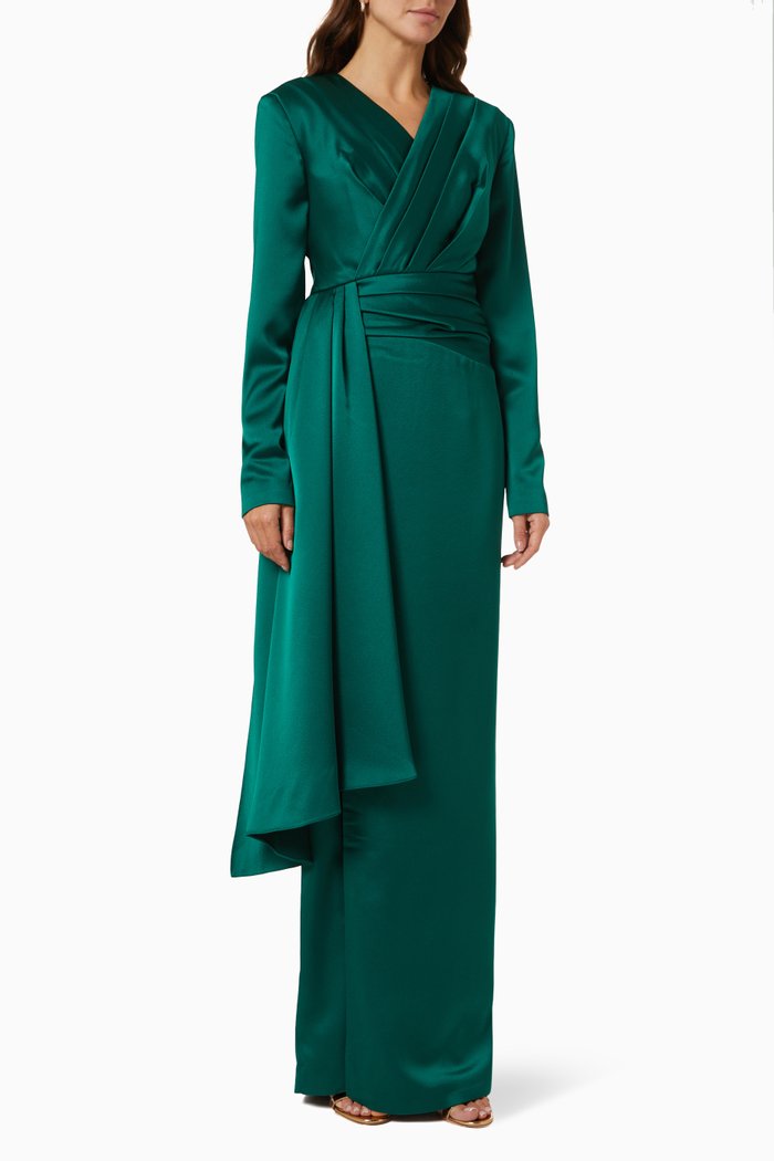 

Draped Gown, Green
