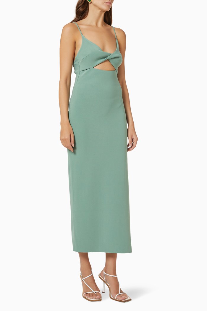 

Ivy Midi Dress, Green