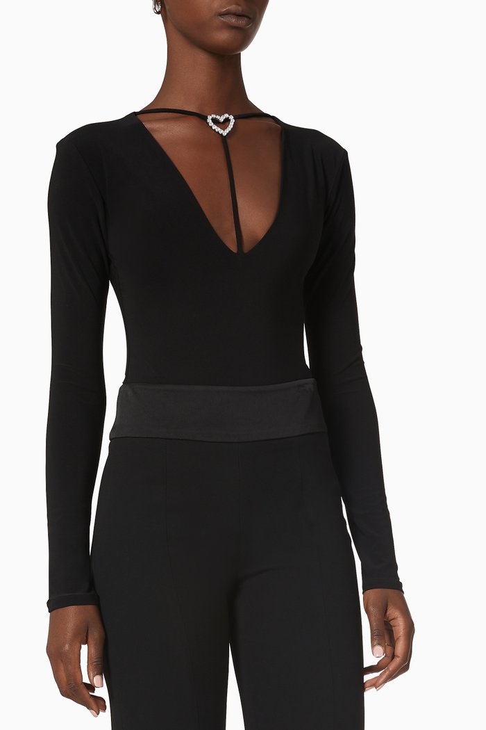 

The Roma Bodysuit, Black