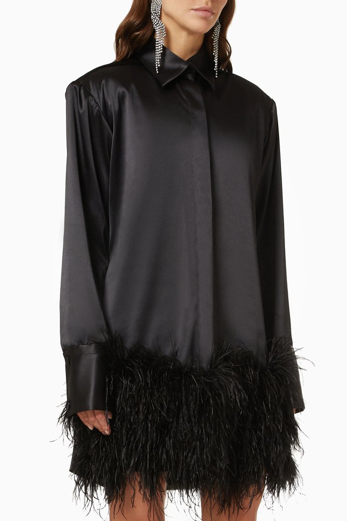 

The Spoil Me Shirt Dress, Black