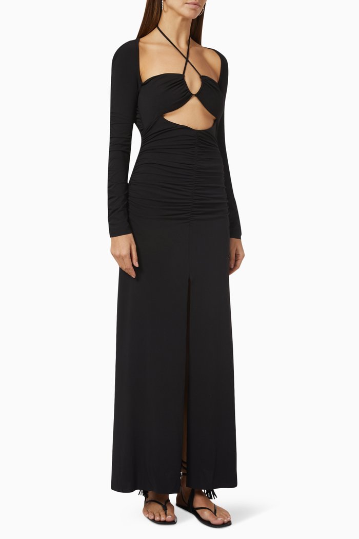 

Adaline Maxi Dress in Jersey, Black