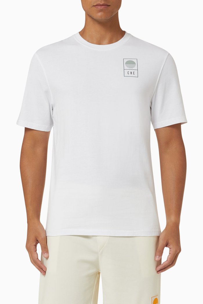 

Printed T-shirt in Organic Cotton, White