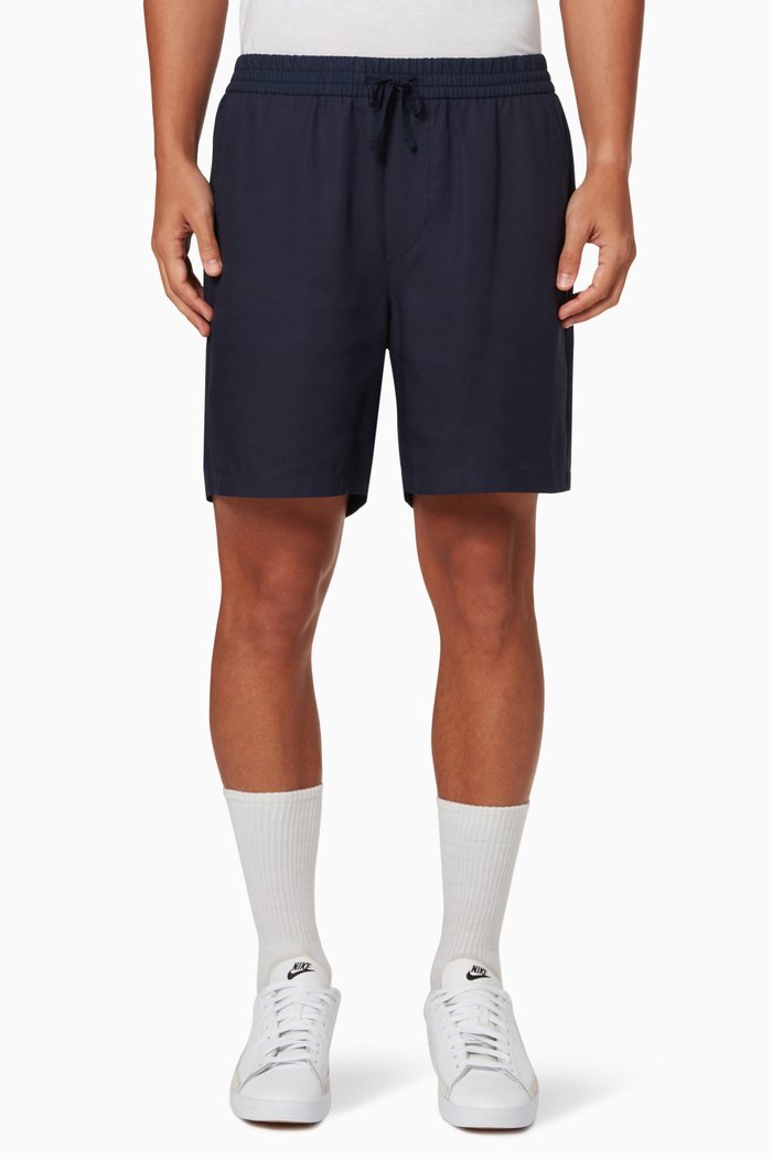 

Shorts in Tencel, Blue