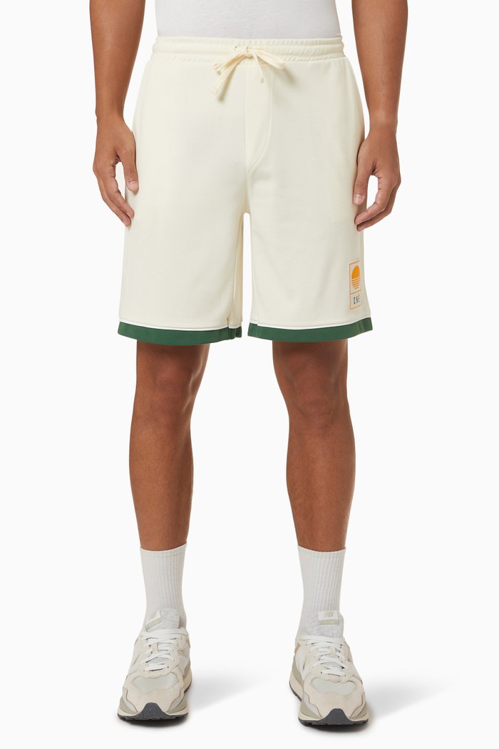 

Warm Up Shorts in Organic Cotton, Neutral