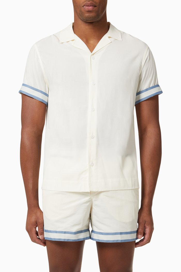 Valbonne Shirt in Viscose, Neutral
