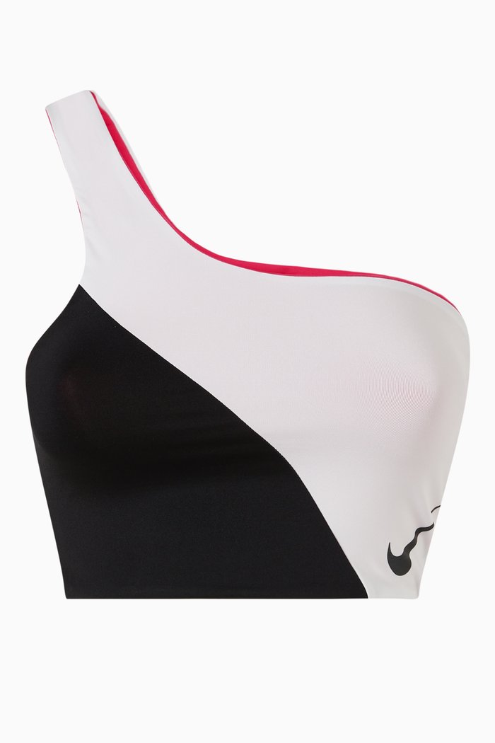 

3-in-1 Bikini Top in Stretch Nylon, Black