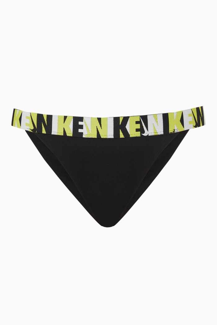 

Banded Bikini Bottoms, Black