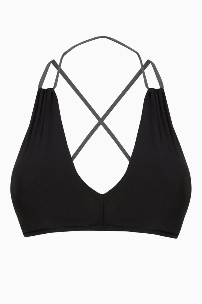 

Halterneck Bikini Top, Black