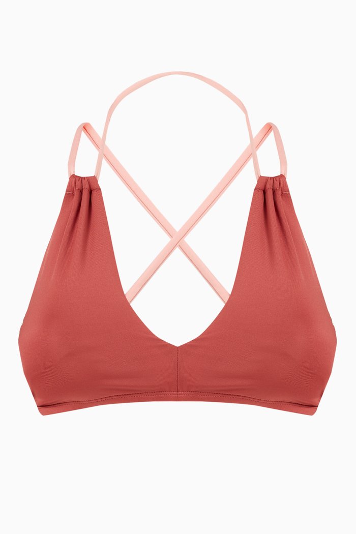

Halterneck Bikini Top, Pink