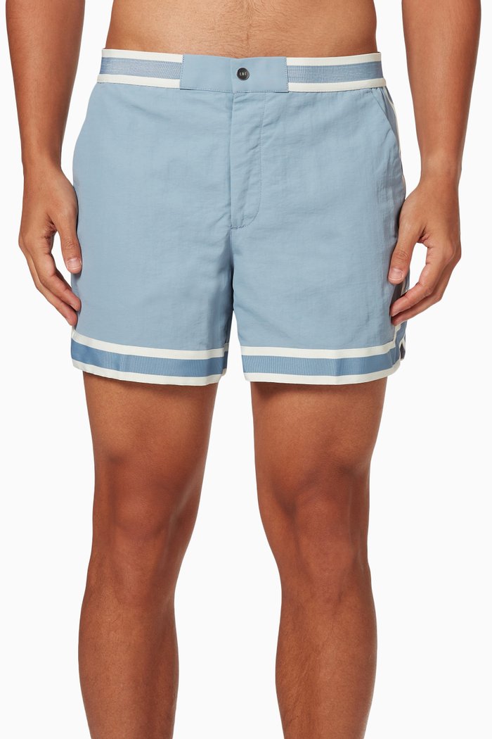 

Baller Swim Shorts in Recycled Nylon, Blue