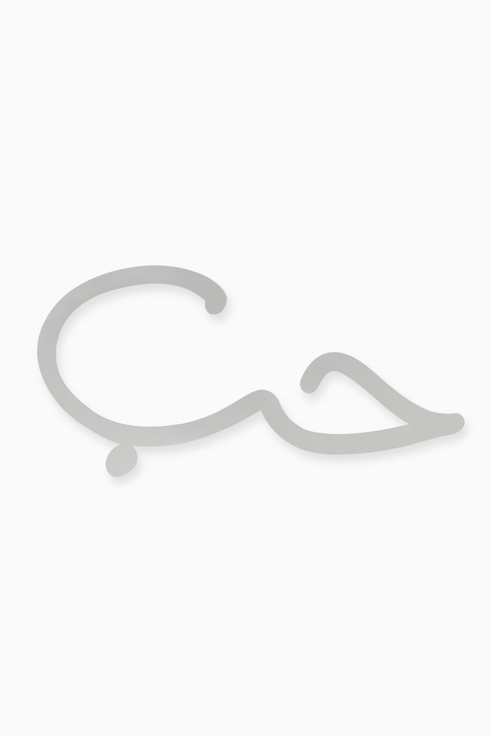 

Freehand Hob (Love) Modern Wall Decor, Silver