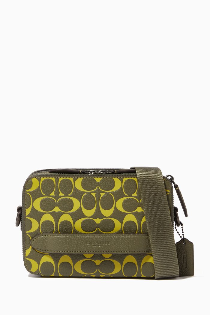 

Charter Crossbody in Signature Leather, Green