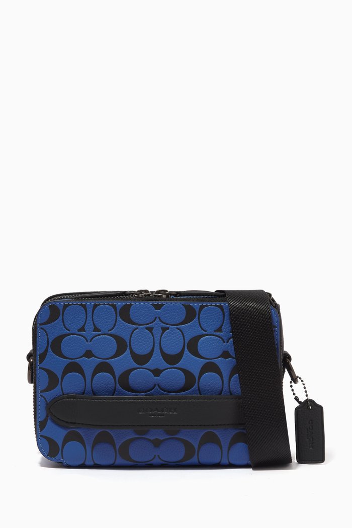 

Charter Crossbody in Signature Leather, Multicolour